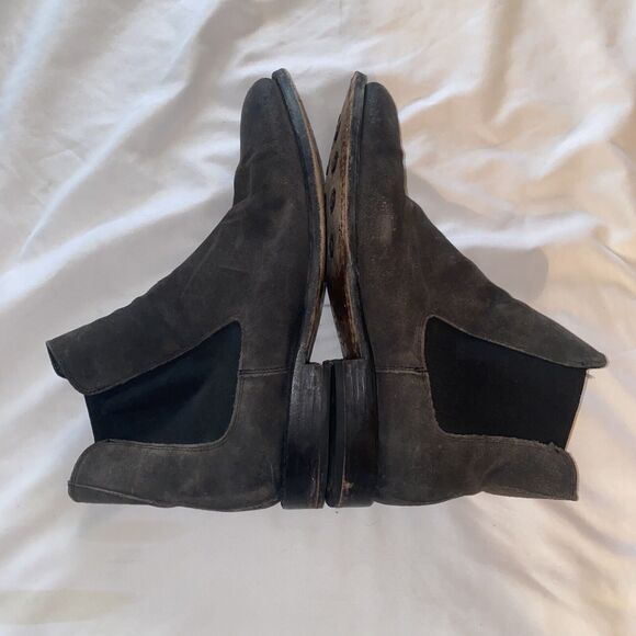 Thursday Boots‎ Cavalier Shadow Gray Brown Men’s Suede Chelsea Boots Size 9 - Picture 4 of 16